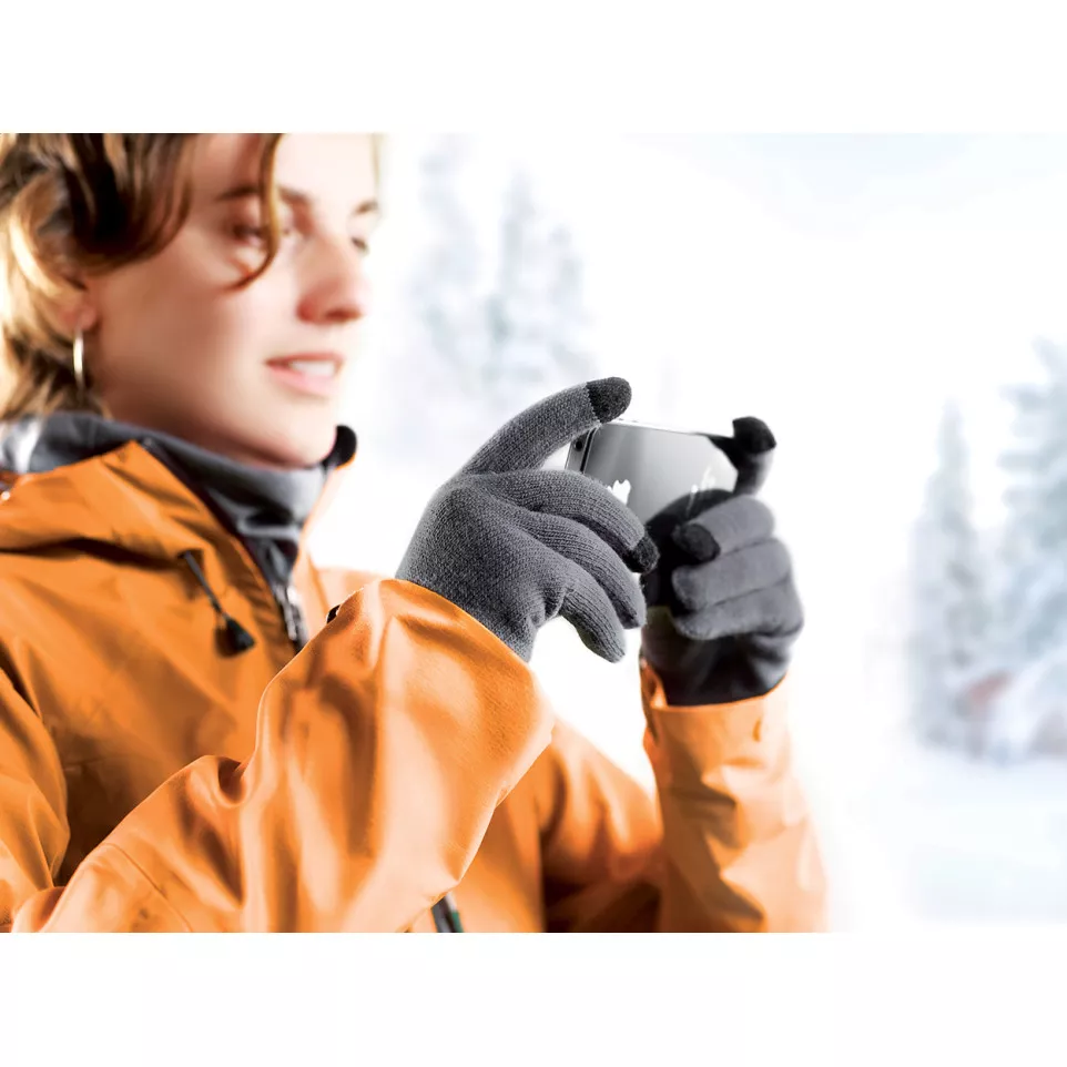 Tapster gris cendré  gants tactiles 