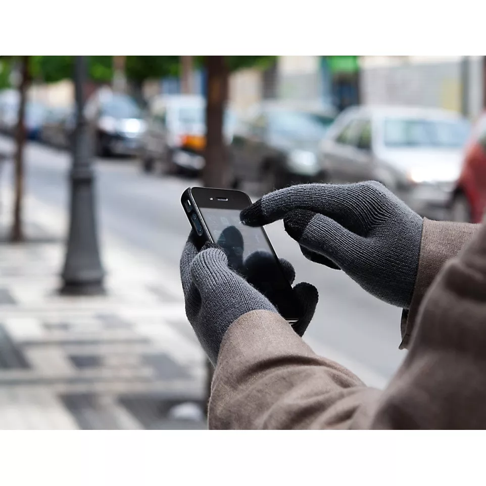 Tapster gris cendré  gants tactiles 