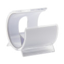 Barry blanc transparent support pour portable 
