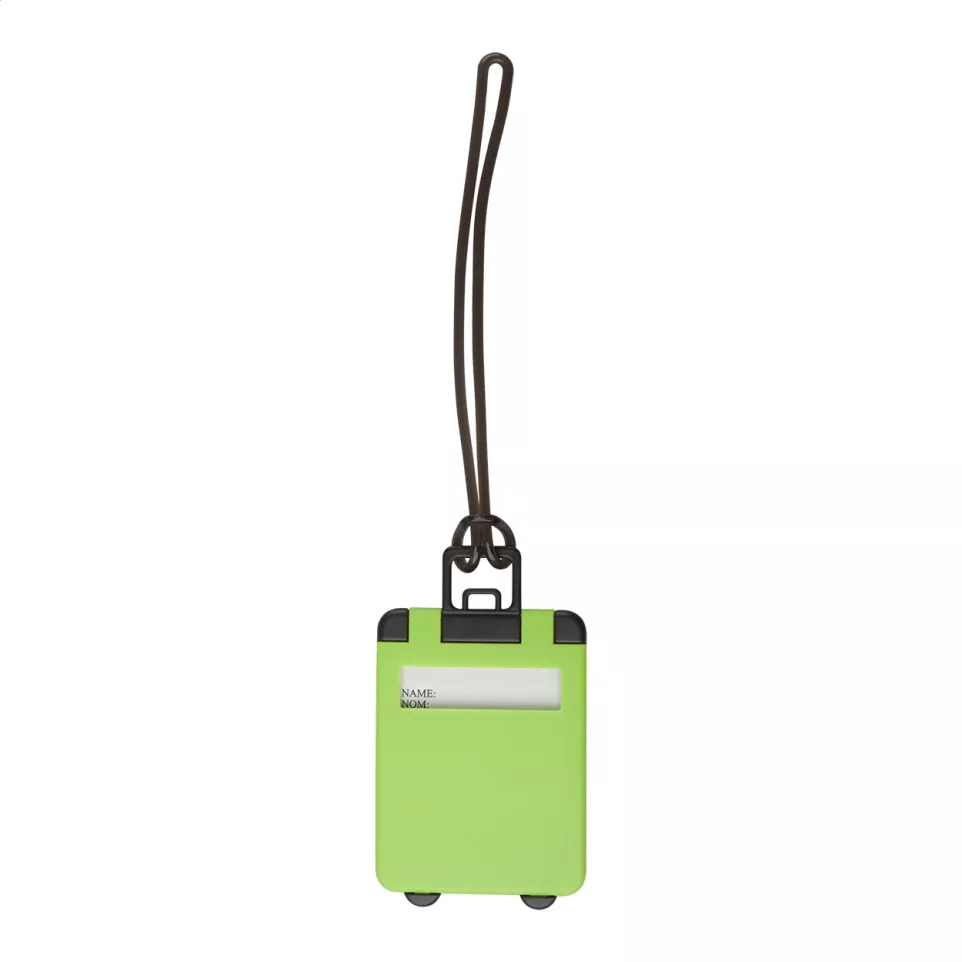 Glasgow lime green  luggage tag 