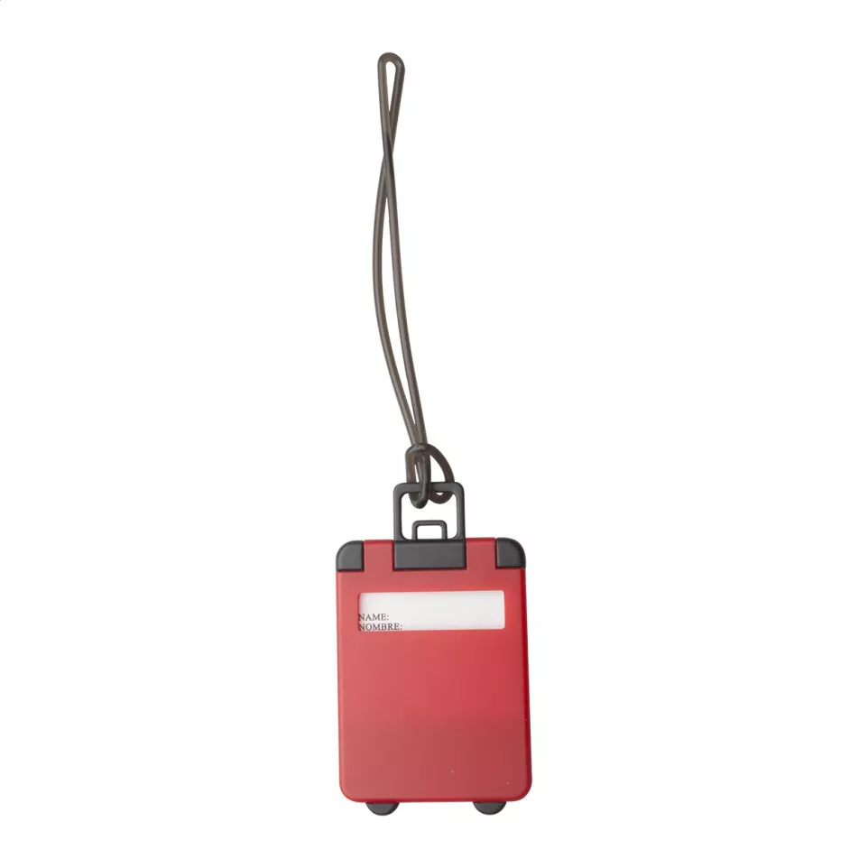 Glasgow red  luggage tag 