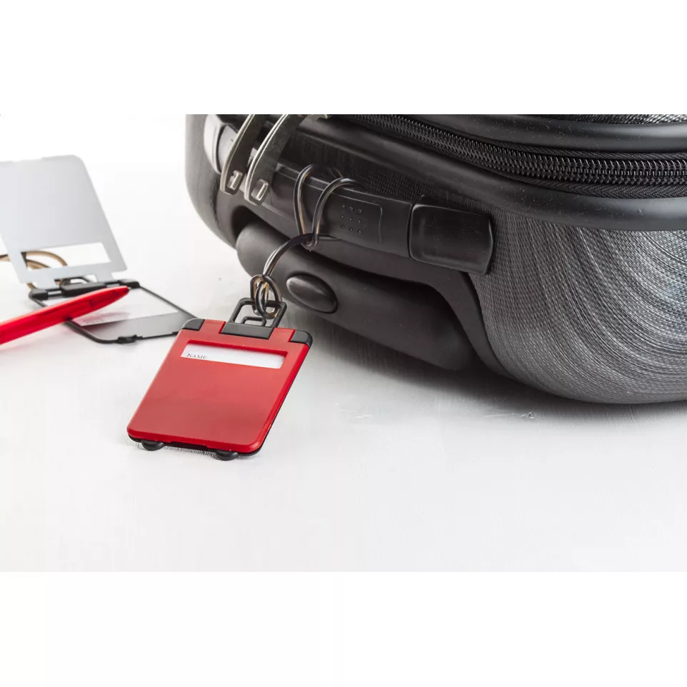 Glasgow red  luggage tag 