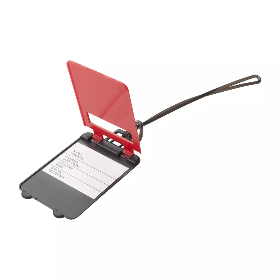 Glasgow red  luggage tag 