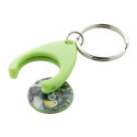 Nelly vert  porte-clés jeton pour caddy 