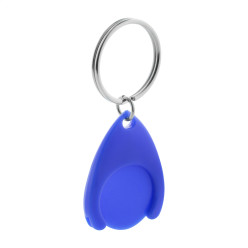 Nelly bleu  porte-clés jeton pour caddy 