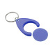 Nelly blue  trolley coin keyring 