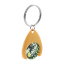 Nelly orange  porte-clés jeton pour caddy 
