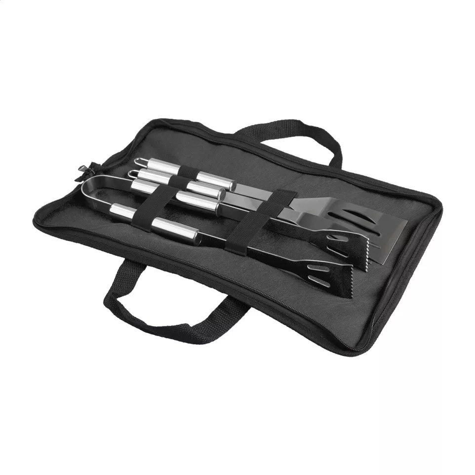 Tory zwart  bbq set 