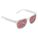 Padang blanc  lunettes de soleil 