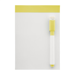 Mafri yellow white magnetic note board 