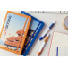 Nopuk Blank A5 oranje  notitieboek 