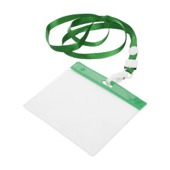 Ballek green transparent badge lanyard 
