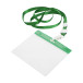 Ballek groen transparant lanyard 