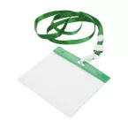 Ballek groen transparant lanyard 