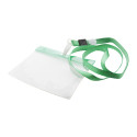 Ballek groen transparant lanyard 