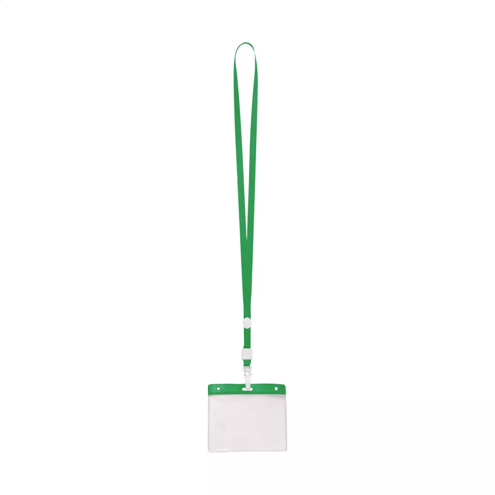 Ballek green transparent badge lanyard 