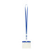 Ballek blauw transparant lanyard 