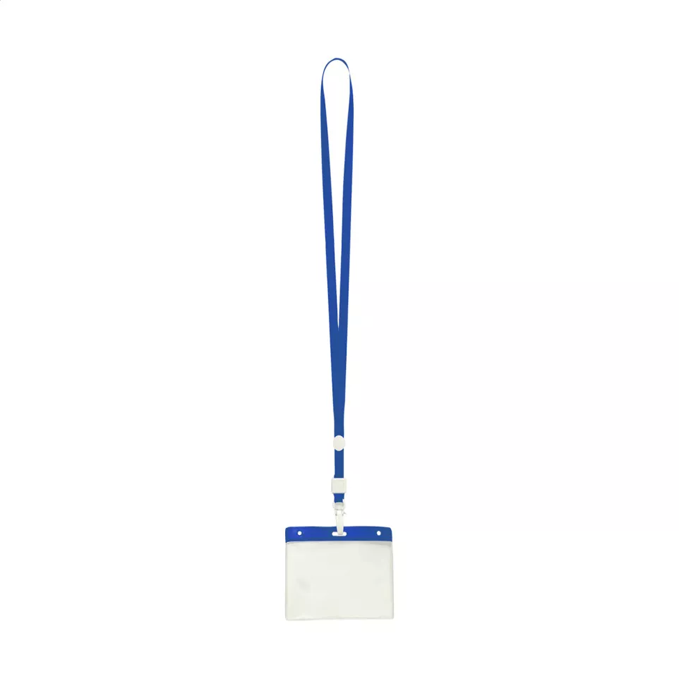 Ballek bleu transparent tour de cou 