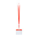 Ballek red transparent badge lanyard 