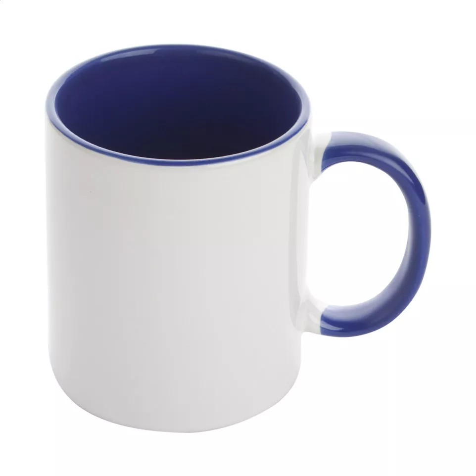 InnoColour blauw wit sublimatie mok 