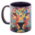 InnoColour blue white sublimation mug 