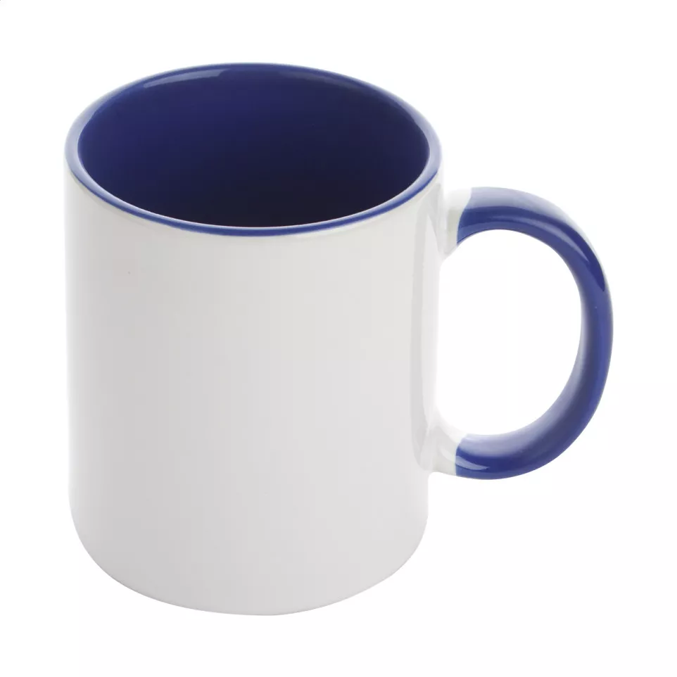 InnoColour blauw wit sublimatie mok 