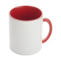 InnoColour red white sublimation mug 