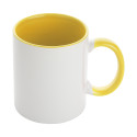 InnoColour yellow white sublimation mug 