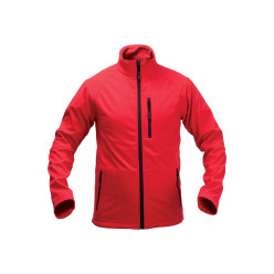 Toasta red black softshell jacket S