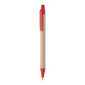 Papper rouge naturelle stylo à bille 