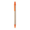 Papper orange natural ballpoint pen 