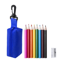 Medina blue  coloured pencil set 