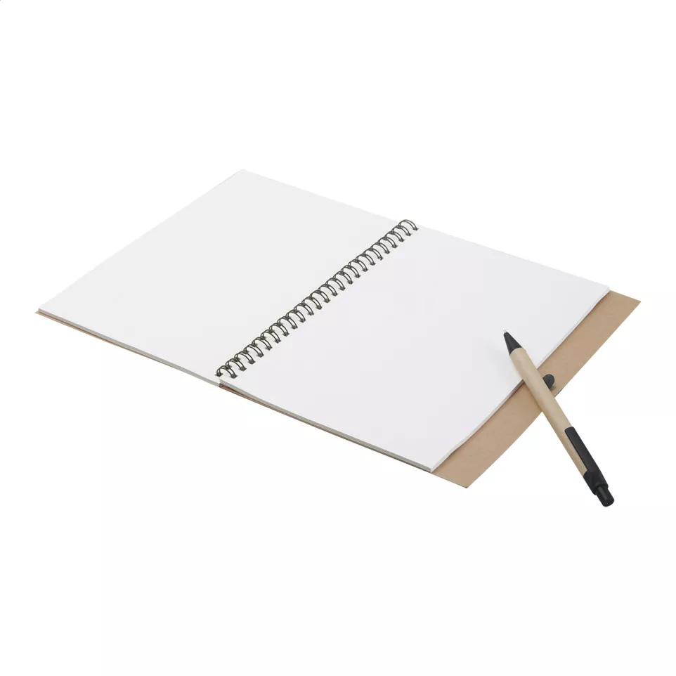 Platanus A5 noir naturelle bloc-notes 
