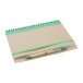 Platanus A5 vert naturelle bloc-notes 