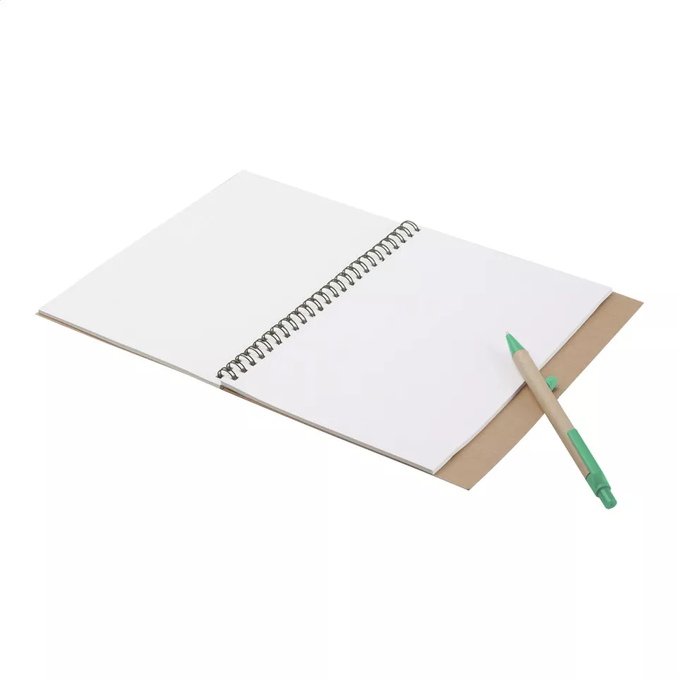 Platanus A5 green natural notebook 