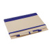 Platanus A5 bleu naturelle bloc-notes 