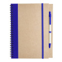 Platanus A5 blauw natuurlijk notitieboek 