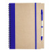 Platanus A5 blauw natuurlijk notitieboek 