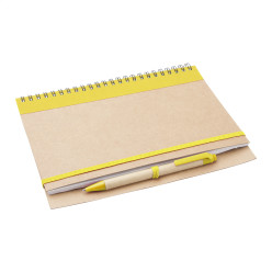 Platanus A5 yellow natural notebook 