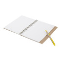 Platanus A5 yellow natural notebook 