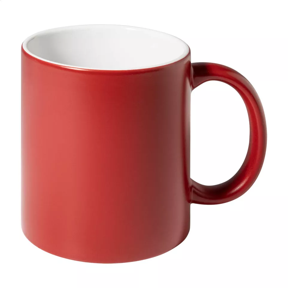 Covory red white mug 