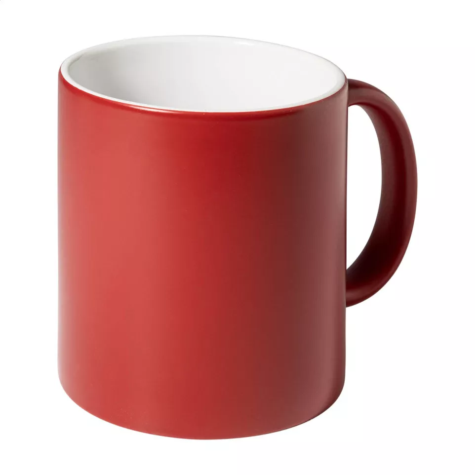 Covory red white mug 