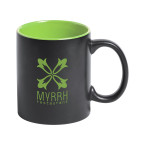 Bavary green black mug 