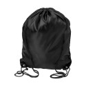 Miruk zwart  trekkoord tas 