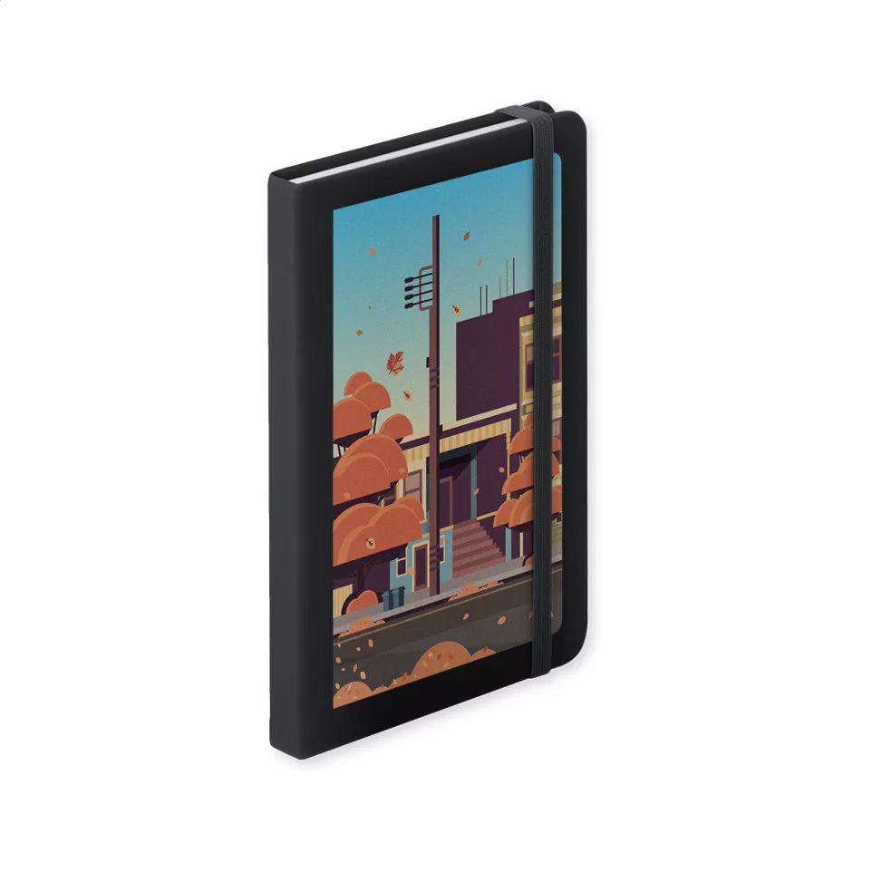 Nopuk Line A5 black  notebook 