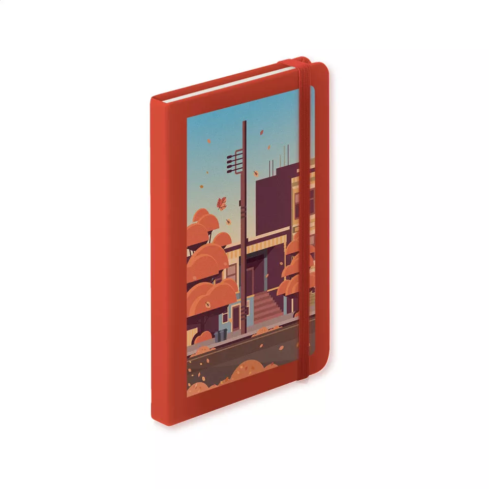 Nopuk Line A5 rouge  bloc-notes 
