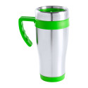 Caprol Plus vert citron argenté mug thermo 