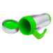 Caprol Plus lime groen zilver thermosbeker 