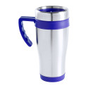 Caprol Plus blauw zilver thermosbeker 