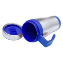 Caprol Plus blauw zilver thermosbeker 
